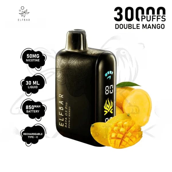 Elf bar Raya d3 pro -30k Double mango