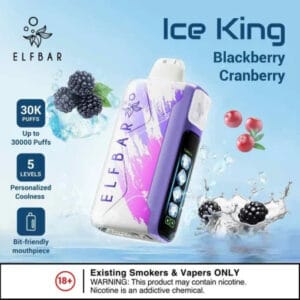 Elf Bar Ice King – Blackberry Cranberry – 30K