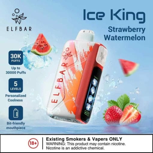 ELF-BAR-ICE-KING-Strawberry-watermelon-30k.jpg Elf Bar Ice King – Strawberry Watermelon – 30K