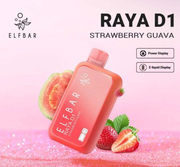 ELF BAR RAYA D1 – Strawberry Guava