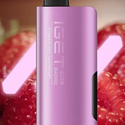 IGET SOUL B40000 DISPOSABLE VAPES – STRAWBERRY RASPBERRY – 5% TYPE C RECHARGEABLE